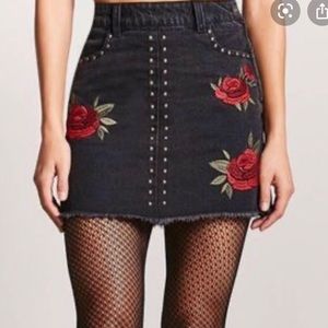 Forever 21 Jean Skirt